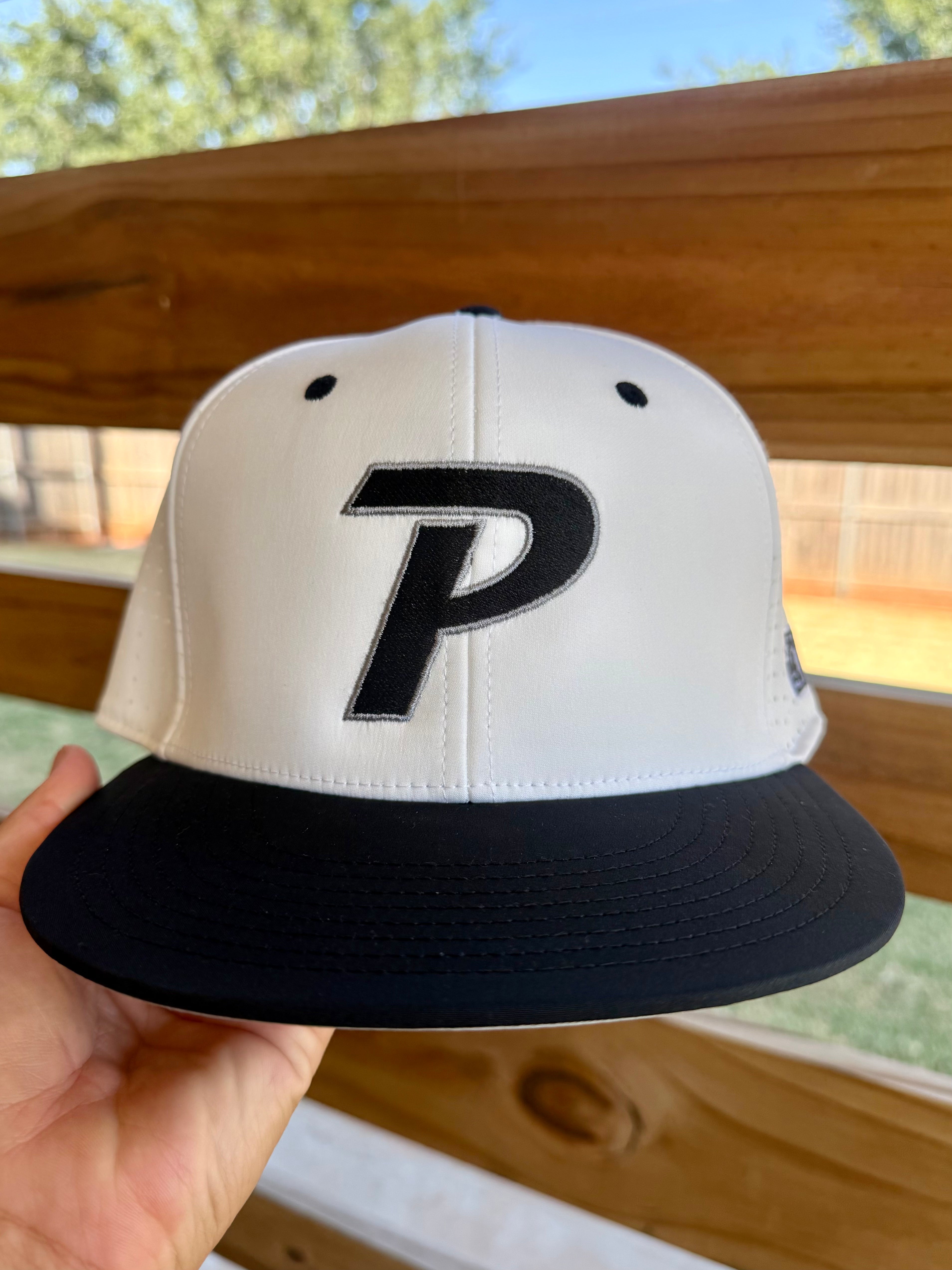 Piedmont P Hat Blk/Wht